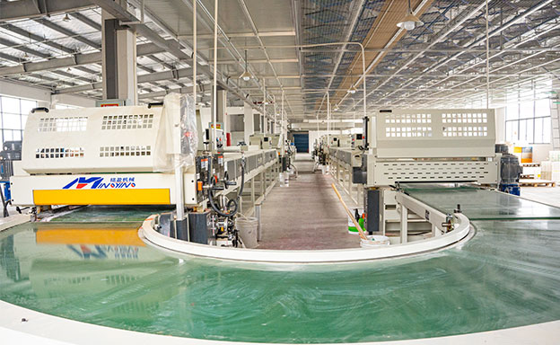 Advanced roller coaters ensure even paint distribution for panel products, delivering vibrant colors