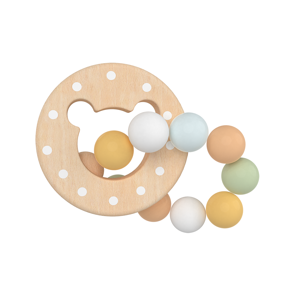 Wooden Bear Teether