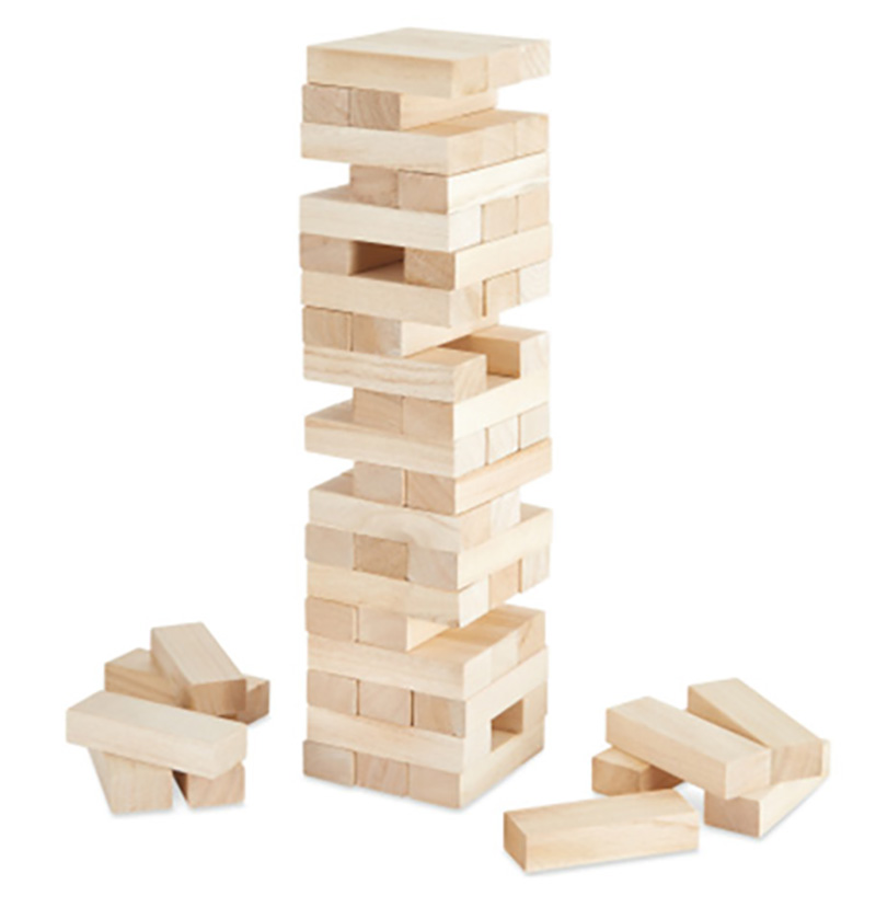   Giant Wooden Tumble Tower