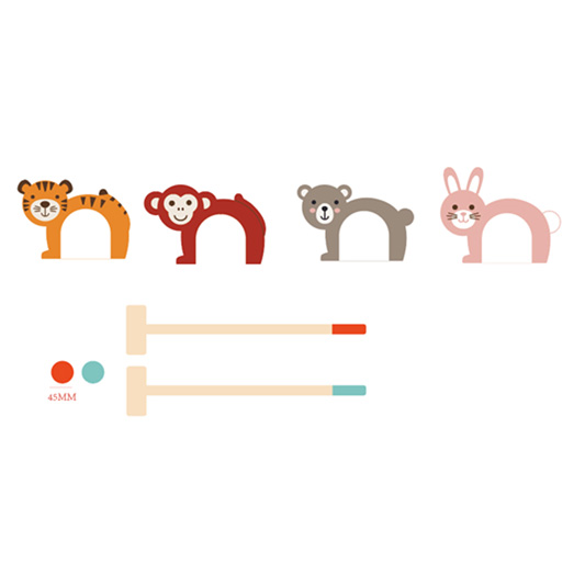 Kids Animal Croquet Game