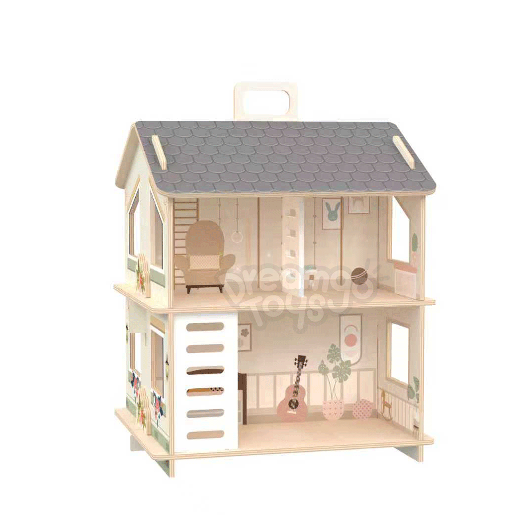 Revolutionizing Play: DreamGo Toys Introduces No-Screw Retro Double-Sided Dollhouse