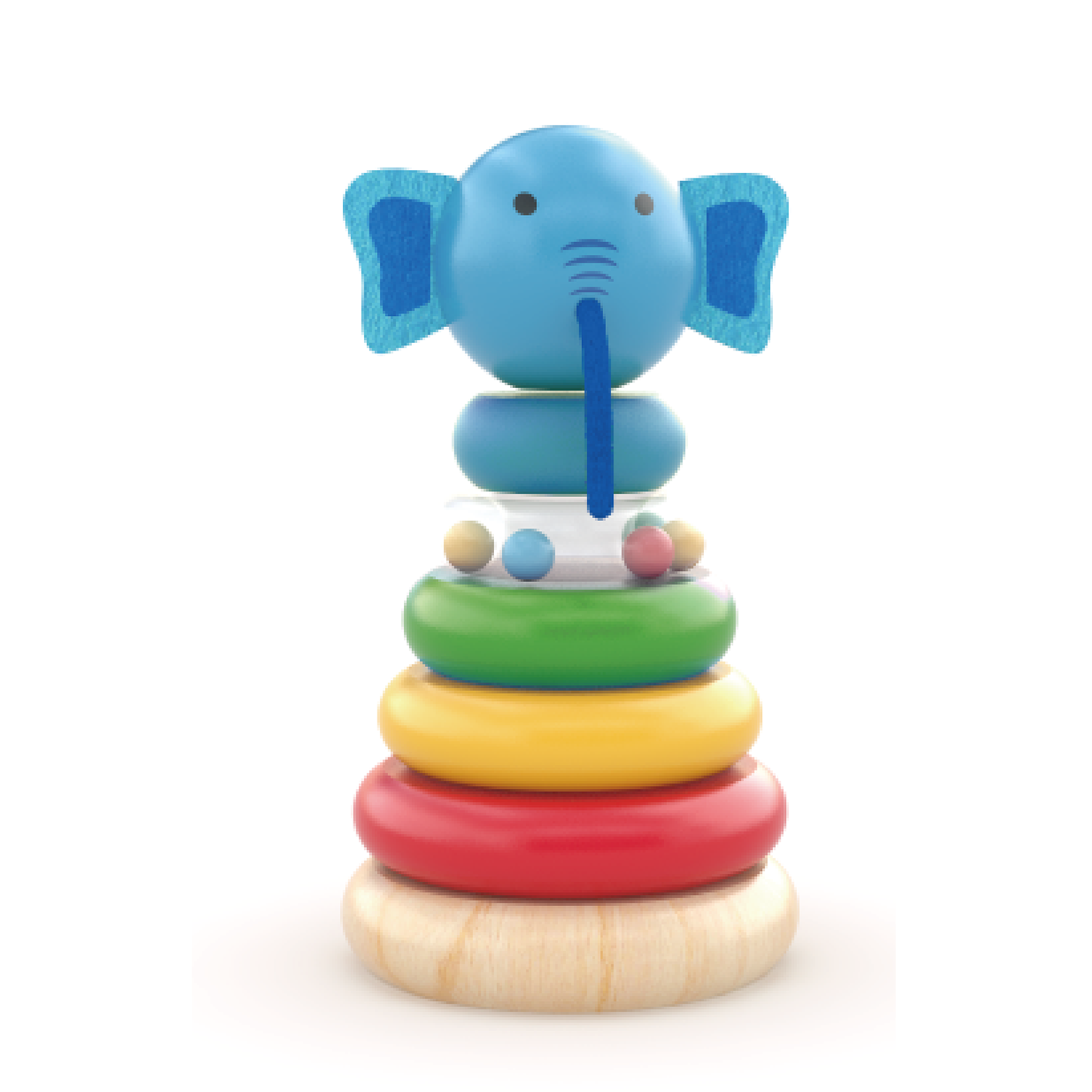 Wooden Elephant Stacker 