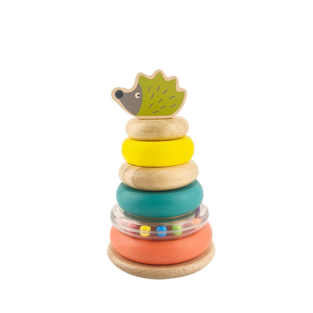 Wooden Hedgedog Stacker 