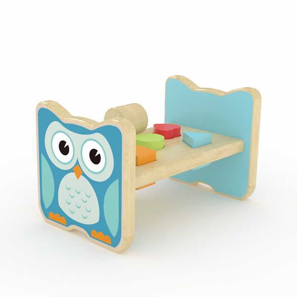 Owl Geometric Shape Pounder
