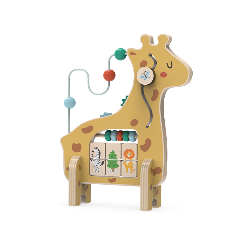 Wooden Motoric Giraffe