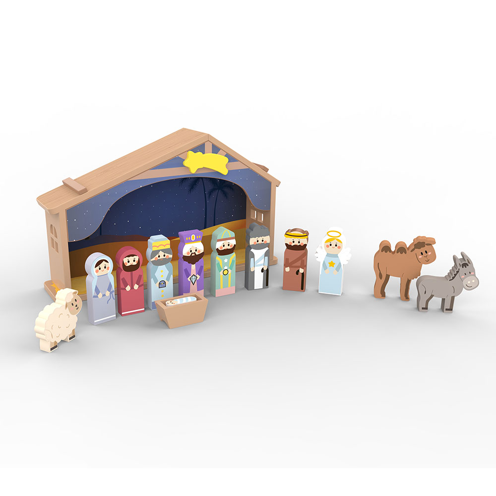 Wooden Nativity Set