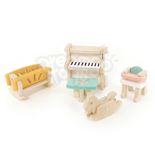 DIY Dollhouse Furniture Set-Baby's room