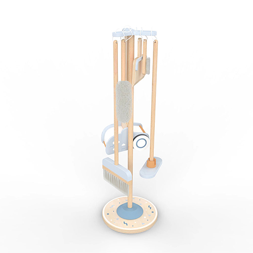 Wooden Clean Set-BLUE