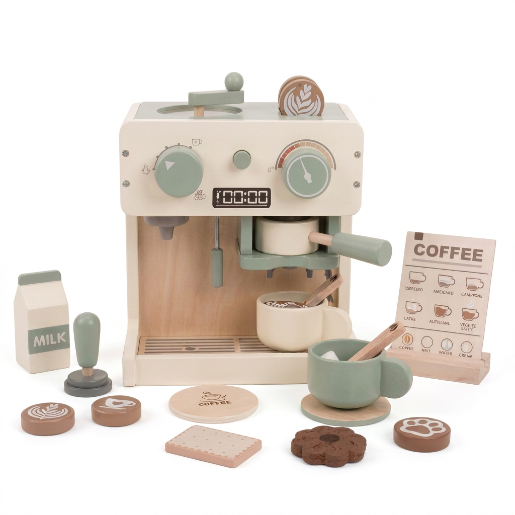 Wooden Luxury Coffee Machine