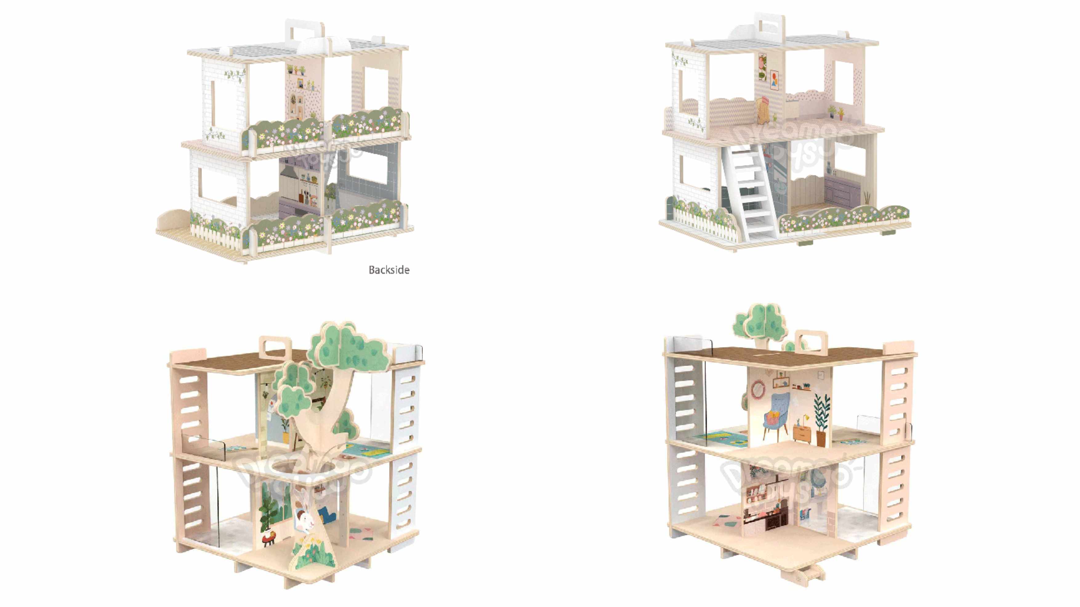 Wooden Doll House