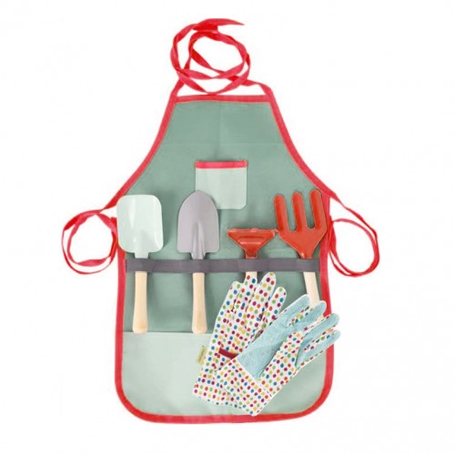 Kids Tool Apron Set Garden 