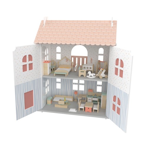 Wooden Doll House-Baby's room 