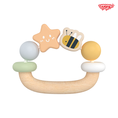 wooden toy Bracelet Hand Teething Rattles