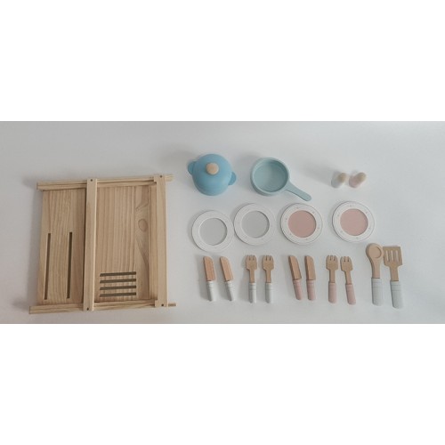 Wooden Foldable Dish Rack kids food game 