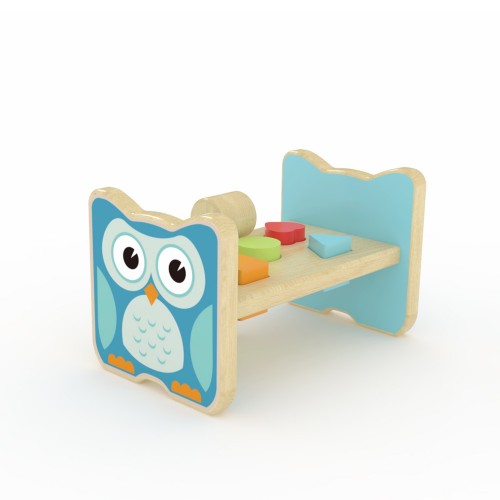 Wooden Owl Shape Pounder