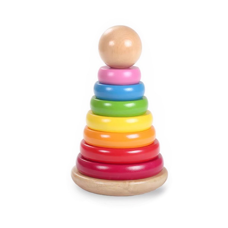 Wooden Rainbow Stacker