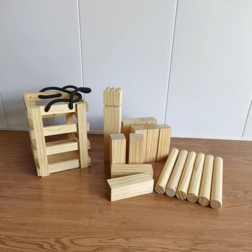 Wooden Kubb Game 