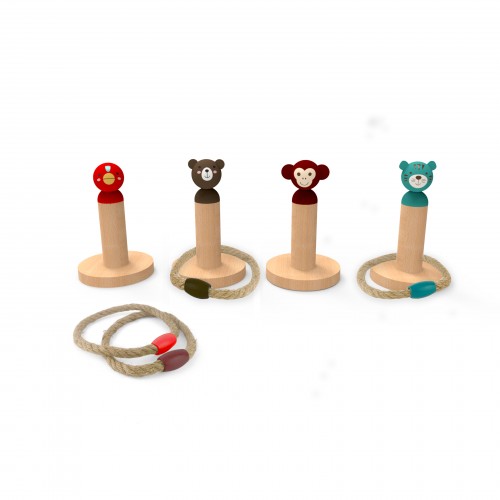 Kids Animal Ring Toss Game